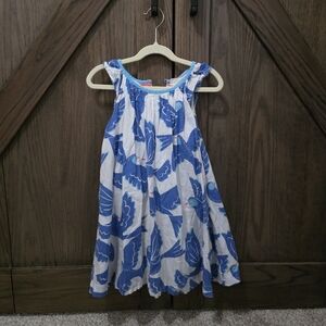 Mini Boden Bird Print Swing Dress
